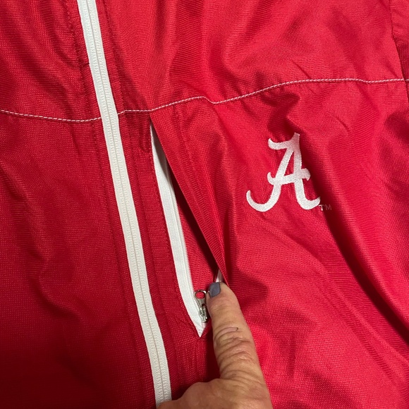 Youth Alabama Front Zip Up Fleece Lined Jacket with Hoodie Size XL 18/20 - Picture 5 of 14